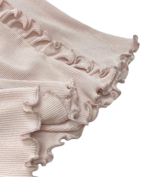 Snidel（スナイデル）Snidel (スナイデル) フリルメローキャミワンピース/Ruffled Lettuce-Edge Camisole Dress ピンク サイズ:1の古着・服飾アイテム
