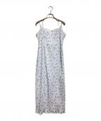 MAISON SPECIALメゾンスペシャル）の古着「Small Flower Pleated Dress/小花柄プリーツワンピース」｜ブルー