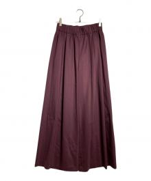 LE PHIL（ル フィル）の古着「ドライウールサイドベンツパンツ/Dry Wool Side-Vent Trousers」｜レッド