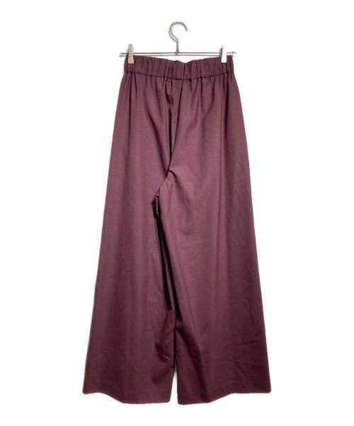 LE PHIL（ル フィル）LE PHIL (ル フィル) ドライウールサイドベンツパンツ/Dry Wool Side-Vent Trousers レッド サイズ:1の古着・服飾アイテム