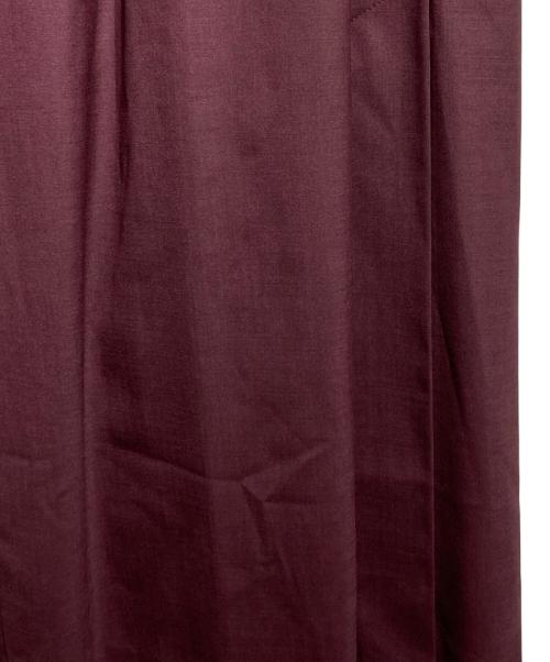 LE PHIL（ル フィル）LE PHIL (ル フィル) ドライウールサイドベンツパンツ/Dry Wool Side-Vent Trousers レッド サイズ:1の古着・服飾アイテム