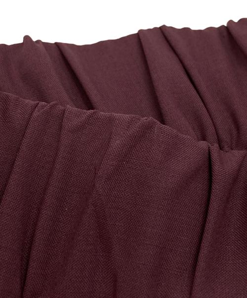 LE PHIL（ル フィル）LE PHIL (ル フィル) ドライウールサイドベンツパンツ/Dry Wool Side-Vent Trousers レッド サイズ:1の古着・服飾アイテム