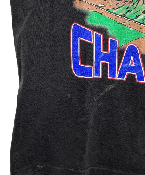 Hanes（ヘインズ）Hanes (ヘインズ) プリントTシャツ/printed t-shirt ブラック サイズ:XLの古着・服飾アイテム