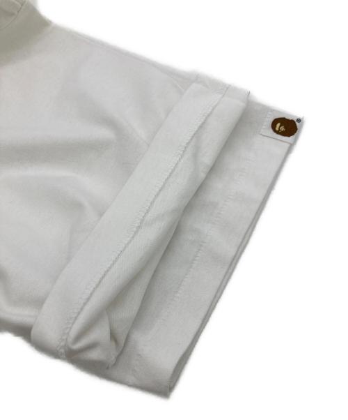 A BATHING APE（アベイシングエイプ）A BATHING APE (アベイシングエイプ) DC (ディーシー) コラボプリントTシャツ ホワイト サイズ:Lの古着・服飾アイテム