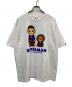 A BATHING APE（アベイシングエイプ）の古着「コラボプリントTシャツ」｜ホワイト
