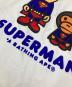 中古・古着 A BATHING APE (アベイシングエイプ) DC (ディーシー) コラボプリントTシャツ ホワイト サイズ:L：6000円