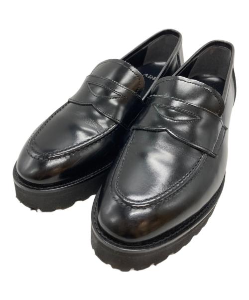 ADELO（アデロ）ADELO (アデロ) ローファー/Loafer ブラック サイズ:25.5の古着・服飾アイテム