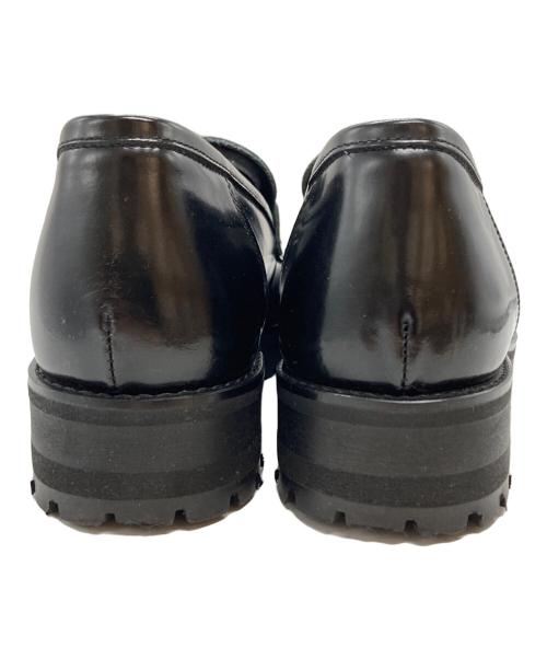 ADELO（アデロ）ADELO (アデロ) ローファー/Loafer ブラック サイズ:25.5の古着・服飾アイテム