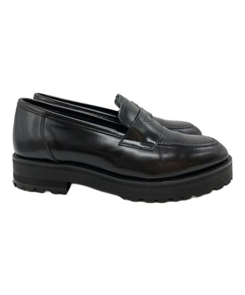 ADELO（アデロ）ADELO (アデロ) ローファー/Loafer ブラック サイズ:25.5の古着・服飾アイテム