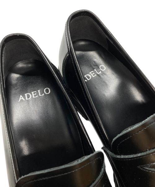 ADELO（アデロ）ADELO (アデロ) ローファー/Loafer ブラック サイズ:25.5の古着・服飾アイテム