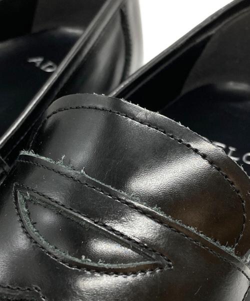 ADELO（アデロ）ADELO (アデロ) ローファー/Loafer ブラック サイズ:25.5の古着・服飾アイテム