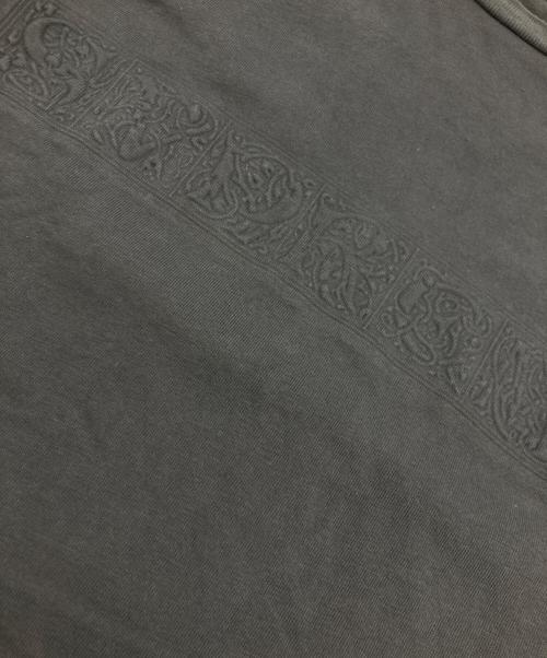 SUPREME（シュプリーム）Supreme (シュプリーム) EMBOSSED VINES S/S TOP グレー サイズ:Lの古着・服飾アイテム
