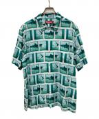 SUPREMEシュプリーム）の古着「Damien Hirst S/S Shirt」｜ブルー