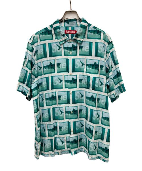 SUPREME（シュプリーム）Supreme (シュプリーム) Damien Hirst S/S Shirt ブルー サイズ:XLの古着・服飾アイテム