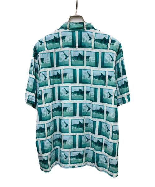SUPREME（シュプリーム）Supreme (シュプリーム) Damien Hirst S/S Shirt ブルー サイズ:XLの古着・服飾アイテム