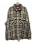 SUPREME（シュプリーム）の古着「Quilted Flannel Snap Shirt」｜グレー