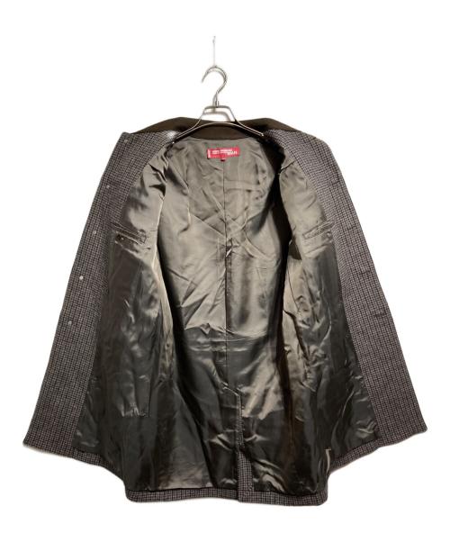 COMME des GARCONS JUNYA WATANABE MAN（コム デ ギャルソン ジュンヤ ワタナベ マン）COMME des GARCONS JUNYA WATANABE MAN (コム デ ギャルソン ジュンヤ ワタナベ マン) LEVI'S (リーバイス) Ｗネーム 3rd × チェスター ドッキングコート ブラウン サイズ:Mの古着・服飾アイテム