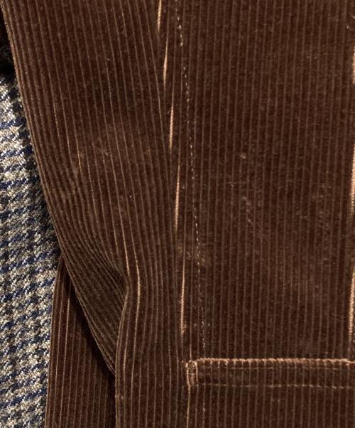 COMME des GARCONS JUNYA WATANABE MAN（コム デ ギャルソン ジュンヤ ワタナベ マン）COMME des GARCONS JUNYA WATANABE MAN (コム デ ギャルソン ジュンヤ ワタナベ マン) LEVI'S (リーバイス) Ｗネーム 3rd × チェスター ドッキングコート ブラウン サイズ:Mの古着・服飾アイテム