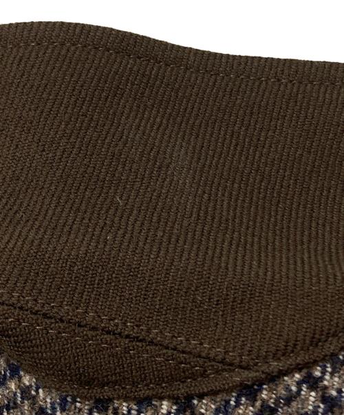 COMME des GARCONS JUNYA WATANABE MAN（コム デ ギャルソン ジュンヤ ワタナベ マン）COMME des GARCONS JUNYA WATANABE MAN (コム デ ギャルソン ジュンヤ ワタナベ マン) LEVI'S (リーバイス) Ｗネーム 3rd × チェスター ドッキングコート ブラウン サイズ:Mの古着・服飾アイテム