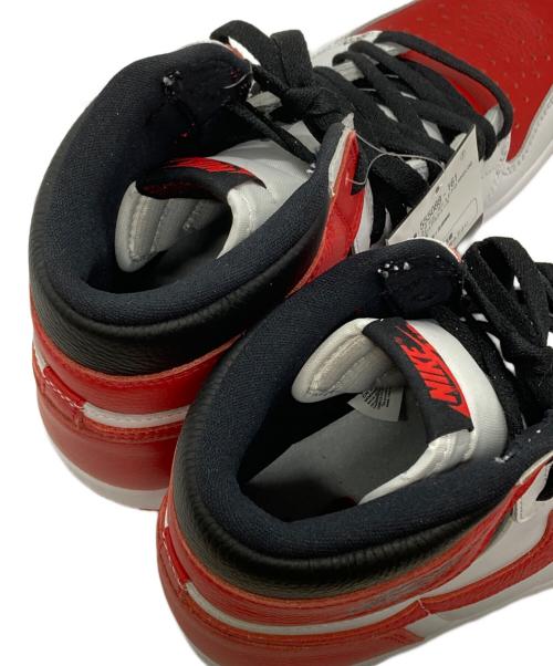 NIKE（ナイキ）NIKE (ナイキ) AIR JORDAN 1 RETRO HIGH OG ホワイト×レッド サイズ:27.0cmの古着・服飾アイテム