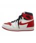 NIKE (ナイキ) AIR JORDAN 1 RETRO HIGH OG ホワイト×レッド サイズ:27.0cm：10000円