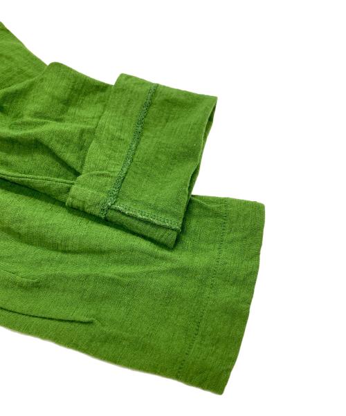 tricot COMME des GARCONS（トリココムデギャルソン）tricot COMME des GARCONS (トリココムデギャルソン) ラウンドカラー ウールジャージー ニット/Round-collar wool jersey knit グリーン サイズ:－の古着・服飾アイテム