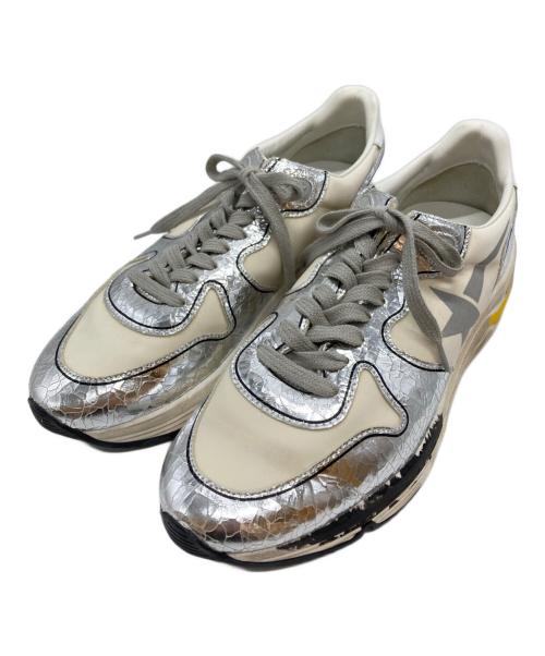 GOLDEN GOOSE（ゴールデングース）GOLDEN GOOSE (ゴールデングース) RUNNING SOLE ベージュ×シルバー サイズ:40の古着・服飾アイテム