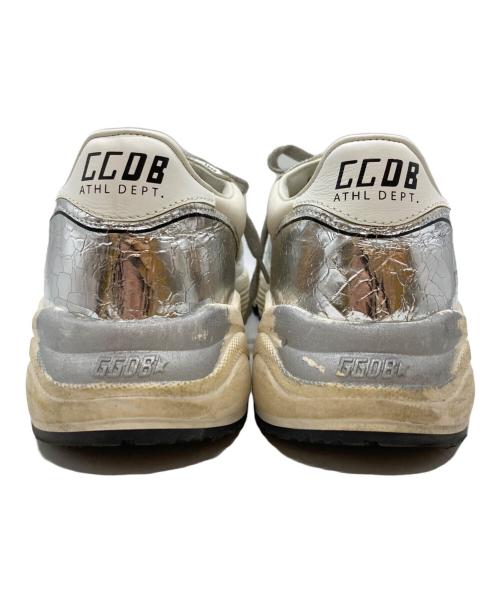 GOLDEN GOOSE（ゴールデングース）GOLDEN GOOSE (ゴールデングース) RUNNING SOLE ベージュ×シルバー サイズ:40の古着・服飾アイテム