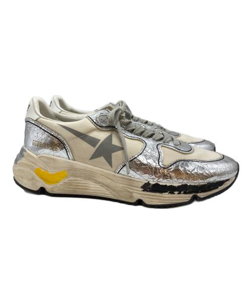 GOLDEN GOOSE（ゴールデングース）GOLDEN GOOSE (ゴールデングース) RUNNING SOLE ベージュ×シルバー サイズ:40の古着・服飾アイテム