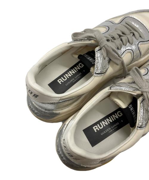 GOLDEN GOOSE（ゴールデングース）GOLDEN GOOSE (ゴールデングース) RUNNING SOLE ベージュ×シルバー サイズ:40の古着・服飾アイテム