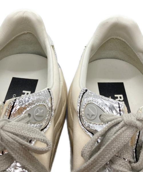 GOLDEN GOOSE（ゴールデングース）GOLDEN GOOSE (ゴールデングース) RUNNING SOLE ベージュ×シルバー サイズ:40の古着・服飾アイテム