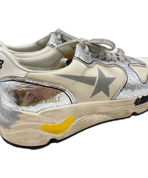 GOLDEN GOOSE（ゴールデングース）GOLDEN GOOSE (ゴールデングース) RUNNING SOLE ベージュ×シルバー サイズ:40の古着・服飾アイテム