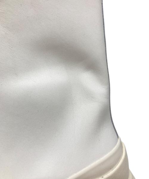 JIL SANDER（ジルサンダー）JIL SANDER (ジルサンダー) チャンキージップブーツ ホワイト サイズ:22.5cmの古着・服飾アイテム
