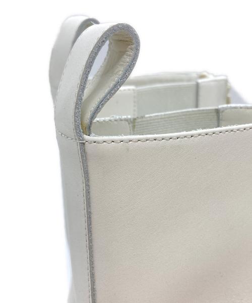 JIL SANDER（ジルサンダー）JIL SANDER (ジルサンダー) チャンキージップブーツ ホワイト サイズ:22.5cmの古着・服飾アイテム