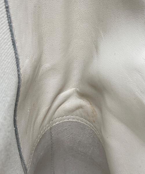 JIL SANDER（ジルサンダー）JIL SANDER (ジルサンダー) チャンキージップブーツ ホワイト サイズ:22.5cmの古着・服飾アイテム