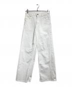 DEUXIEME CLASSEドゥーズィエム クラス）の古着「Loose Jeans/ルーズジーンズ」｜ホワイト