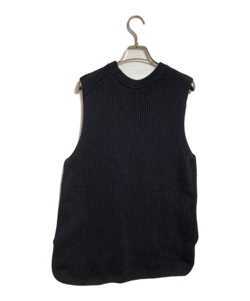 DEUXIEME CLASSE（ドゥーズィエム クラス）Deuxieme Classe (ドゥーズィエム クラス) ニットベスト/Knit vest ブラック サイズ:Freeの古着・服飾アイテム