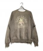 NEXUSVII×SAINT MICHAELネクサスセブン×セントマイケル）の古着「SUFFERING SAINTS CREW SWEAT」｜ブラウン