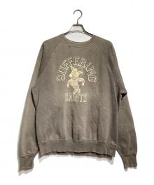 NEXUSVII×SAINT MICHAEL（ネクサスセブン×セントマイケル）の古着「SUFFERING SAINTS CREW SWEAT」｜ブラウン