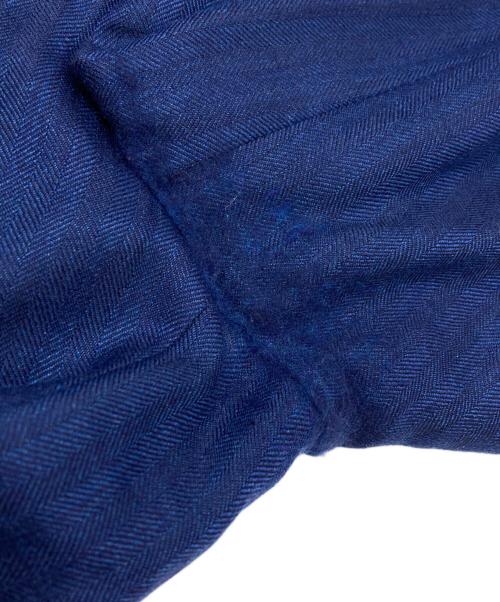 azabu tailor（アザブテーラー）azabu tailor (アザブテーラー) カシミア混テーラードジャケット/Cashmere-blend tailored jacket ネイビー サイズ:FREEの古着・服飾アイテム