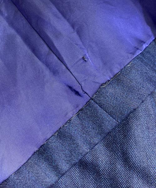 azabu tailor（アザブテーラー）azabu tailor (アザブテーラー) カシミア混テーラードジャケット/Cashmere-blend tailored jacket ネイビー サイズ:FREEの古着・服飾アイテム