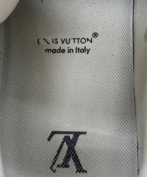 LOUIS VUITTON（ルイ ヴィトン）LOUIS VUITTON (ルイ ヴィトン) LVトレイナーラインスニーカー ホワイト×ブラック サイズ:7の古着・服飾アイテム