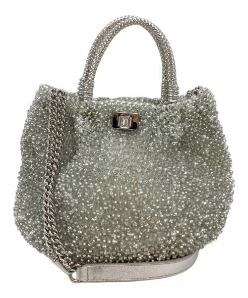 ANTEPRIMA（アンテプリマ）ANTEPRIMA (アンテプリマ) 2wayワイヤーショルダーバッグ / 2-Way Wire Shoulder Bag シルバーの古着・服飾アイテム