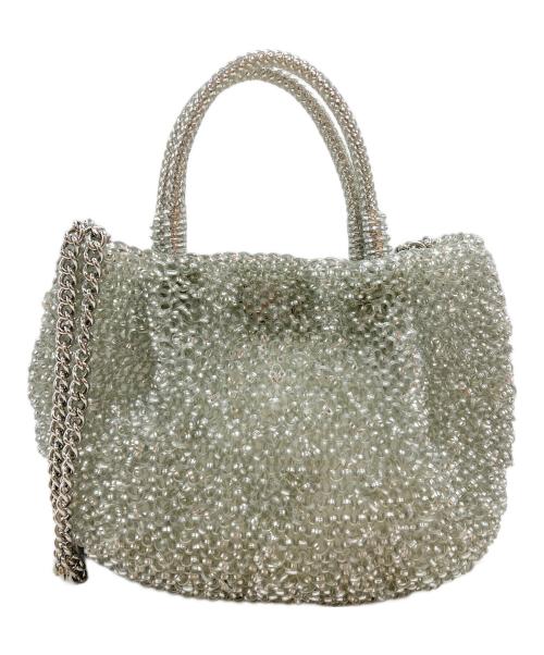 ANTEPRIMA（アンテプリマ）ANTEPRIMA (アンテプリマ) 2wayワイヤーショルダーバッグ / 2-Way Wire Shoulder Bag シルバーの古着・服飾アイテム