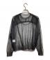 HYKE (ハイク) SHEER CREW NECK SWEATER/シアークルーネックセーター ブラック サイズ:1：7000円