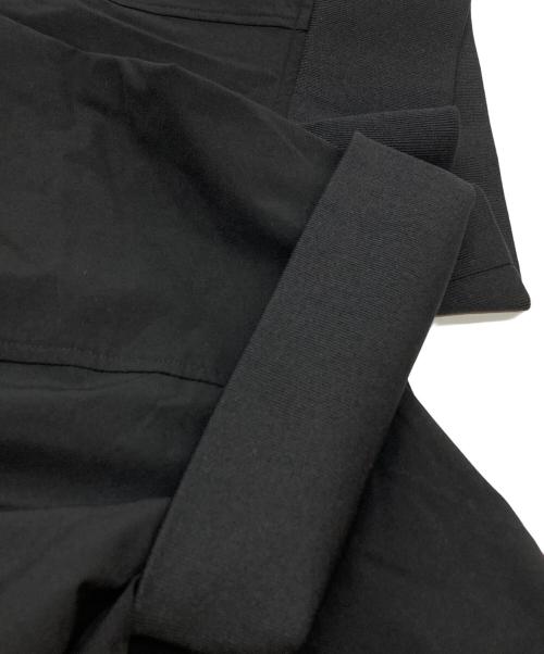 UN3D.（アンスリード）UN3D. (アンスリード) リブコンビタイプライターシャツ/Rib-Combo Typewriter Shirt ブラック サイズ:36の古着・服飾アイテム