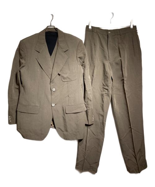 DOLCE & GABBANA（ドルチェ＆ガッバーナ）DOLCE & GABBANA (ドルチェ＆ガッバーナ) 3ピースセットアップ/Three-piece matching set ブラウン サイズ:SIZE ジャケット48/パンツ50の古着・服飾アイテム