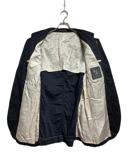 Y's for men（ワイズフォーメン）Y'S for men (ワイズフォーメン) ブローチ付き3ジャケット ブラック サイズ:4の古着・服飾アイテム