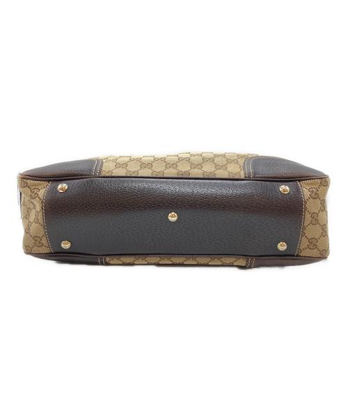 GUCCI（グッチ）GUCCI (グッチ) GG柄 プリンシーライン トートバッグ ブラウン サイズ:不明（表記無）の古着・服飾アイテム