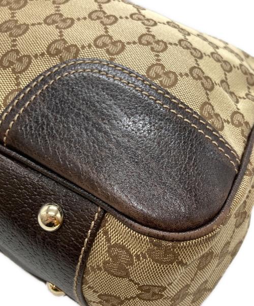 GUCCI（グッチ）GUCCI (グッチ) GG柄 プリンシーライン トートバッグ ブラウン サイズ:不明（表記無）の古着・服飾アイテム